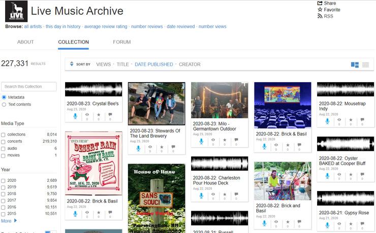 دانلود رایگان آهنگ در The Internet Archive