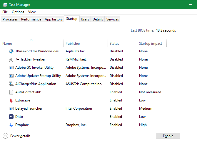 Windows-Task-Manager-Startup