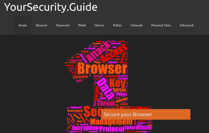 وبسایت YourSecurity.Guide 