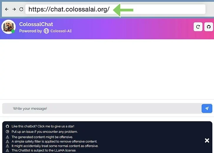 چت جی پی تی - ColossalChat